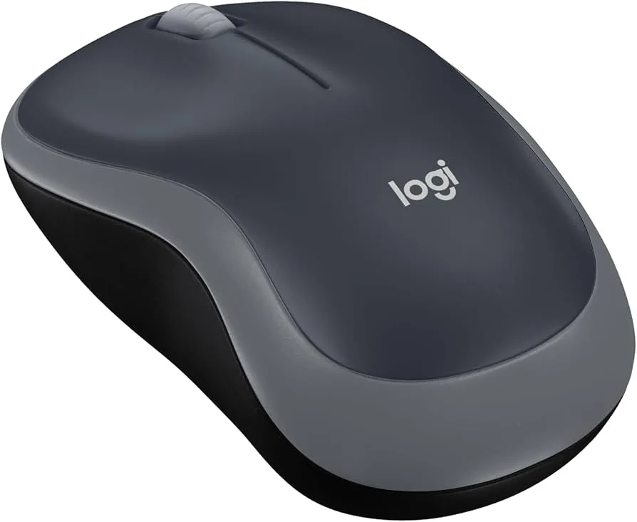 MOUSE LOGITECH M185 WIRELESS GREY
