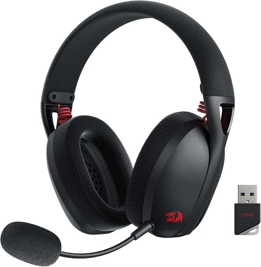 AURICULAR INALÁMBRICO REDRAGON IRE PRO H848 NEGRO