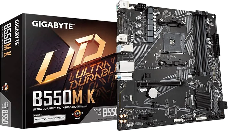 MB GIGABYTE AM4 B550M K WF6E DDR4 BOX M-ATX