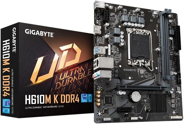 MOTHERBOARD GIGABYTE H610M K DDR4 GEN5 LGA1700 DDR4