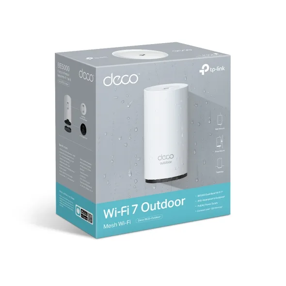 DECO BE25 OUTDOOR PACK DE 1 MESH TP LINK BE5000 WIFI 7 (0835)