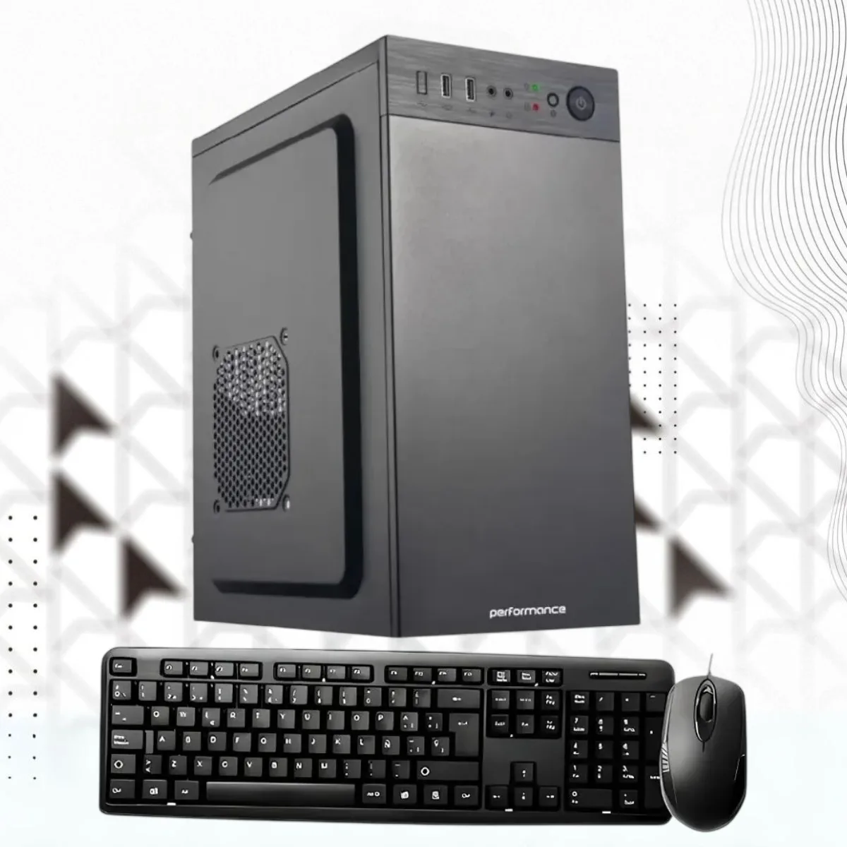 PC HOGAR/OFICINA RYZEN 5 5600GT - 16GB RAM - 512GB SSD NVME - WIFI - TECLADO Y MOUSE