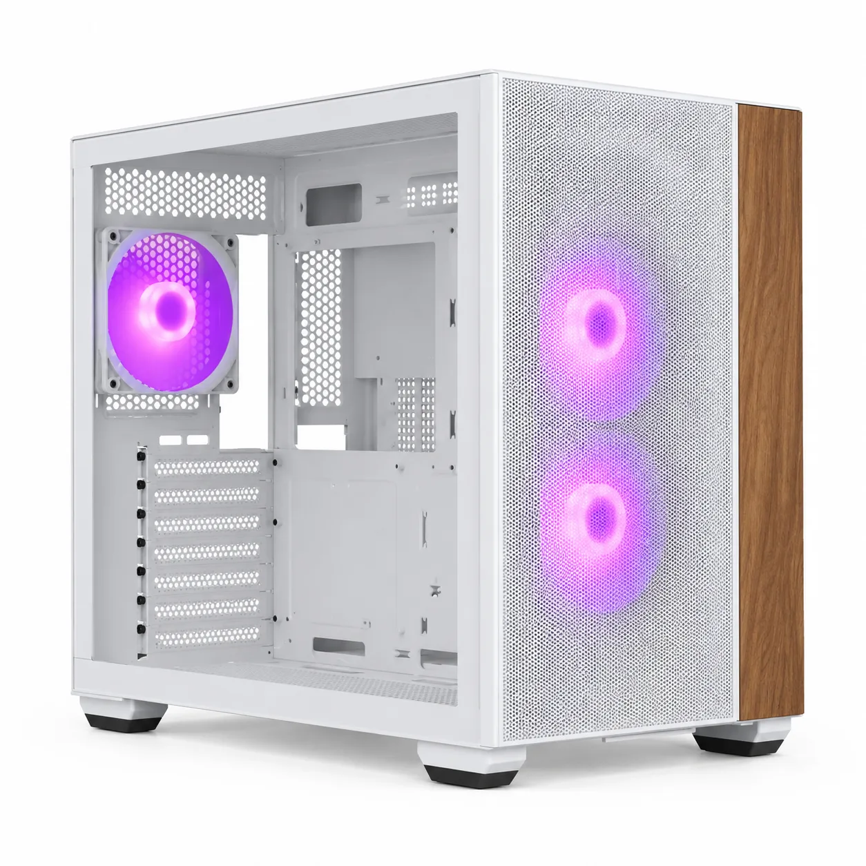 GAB COOLER MASTER ELITE 660 3*FAN ARGB ATX WH