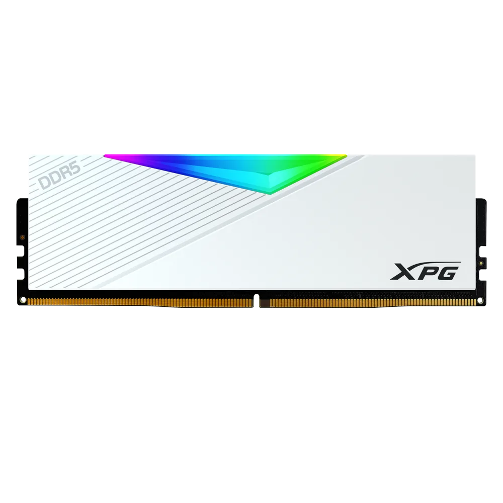 MEMORIA ADATA DDR5 8GB 5600MHZ XPG LANCER WHITE RGB HEATSINK