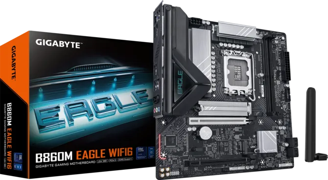 MOTHERBOARD GIGABYTE B860M EAGLE WIFI 6 LGA1851 DDR5