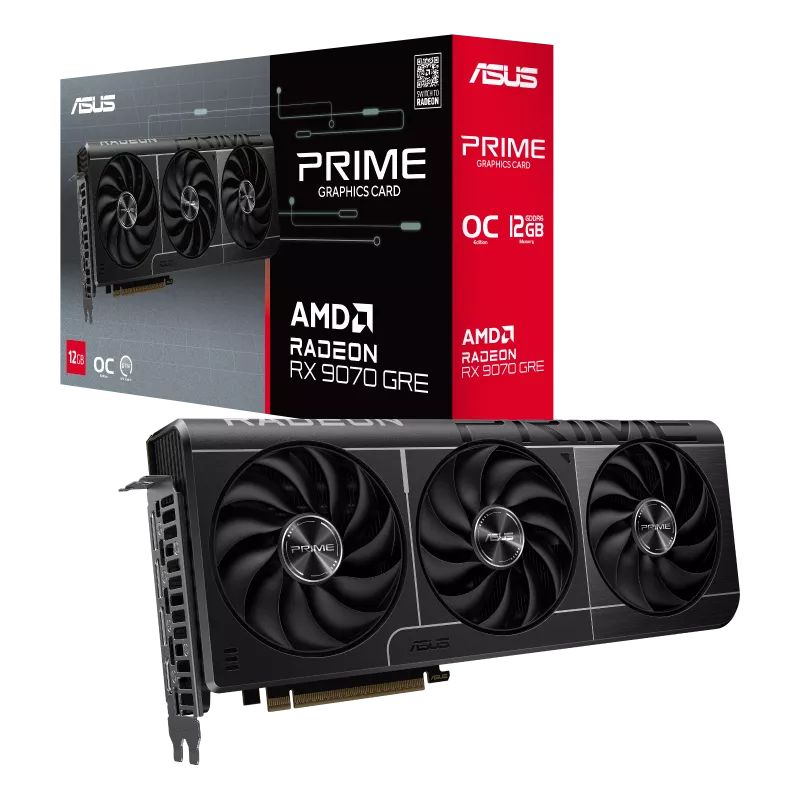 PLACA DE VIDEO ASUS PRIME RX 9070GRE O12GB