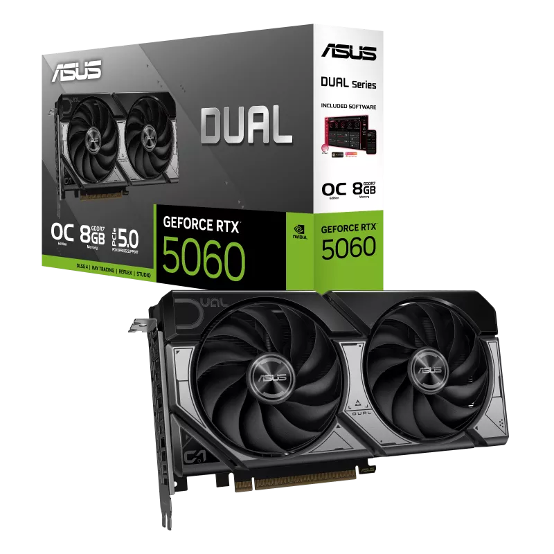 VGA 8GB RTX 5060 ASUS DUAL GDDR7 OC