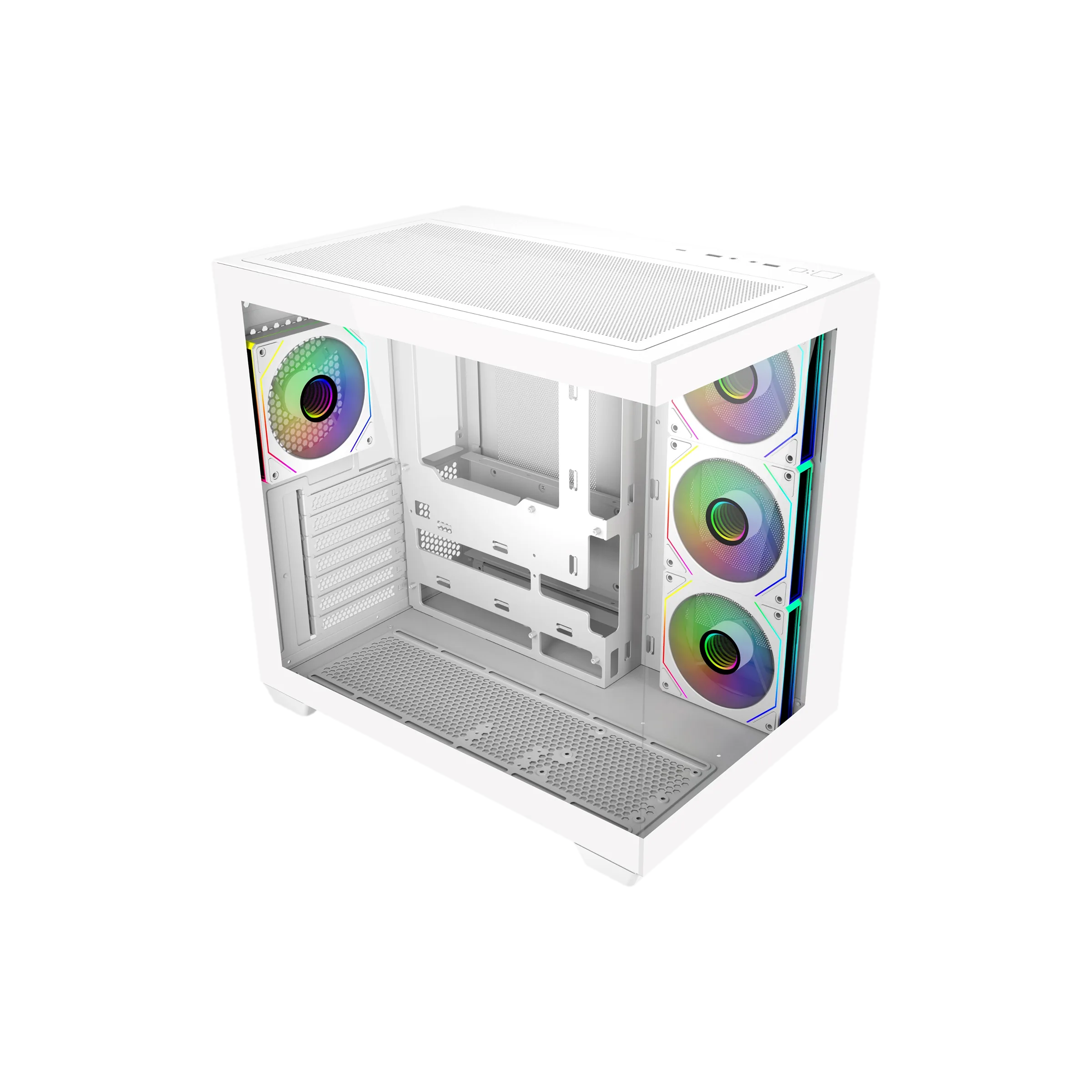 GAB COOLER MASTER ELITE 681 4*FAN ARGB ATX WH