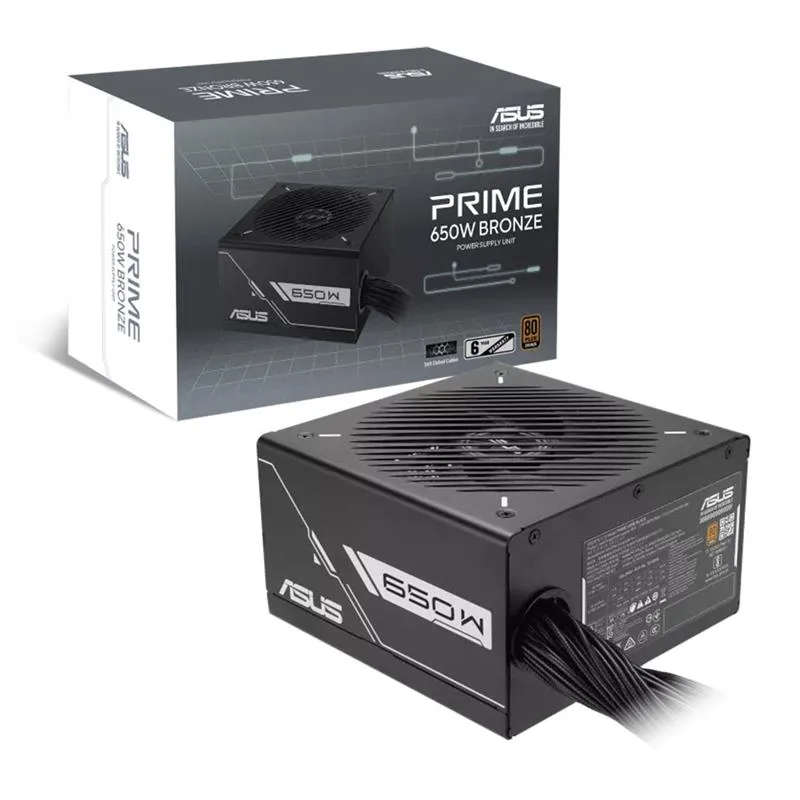 FUENTE GAMER ASUS PRIME 650W BLACK