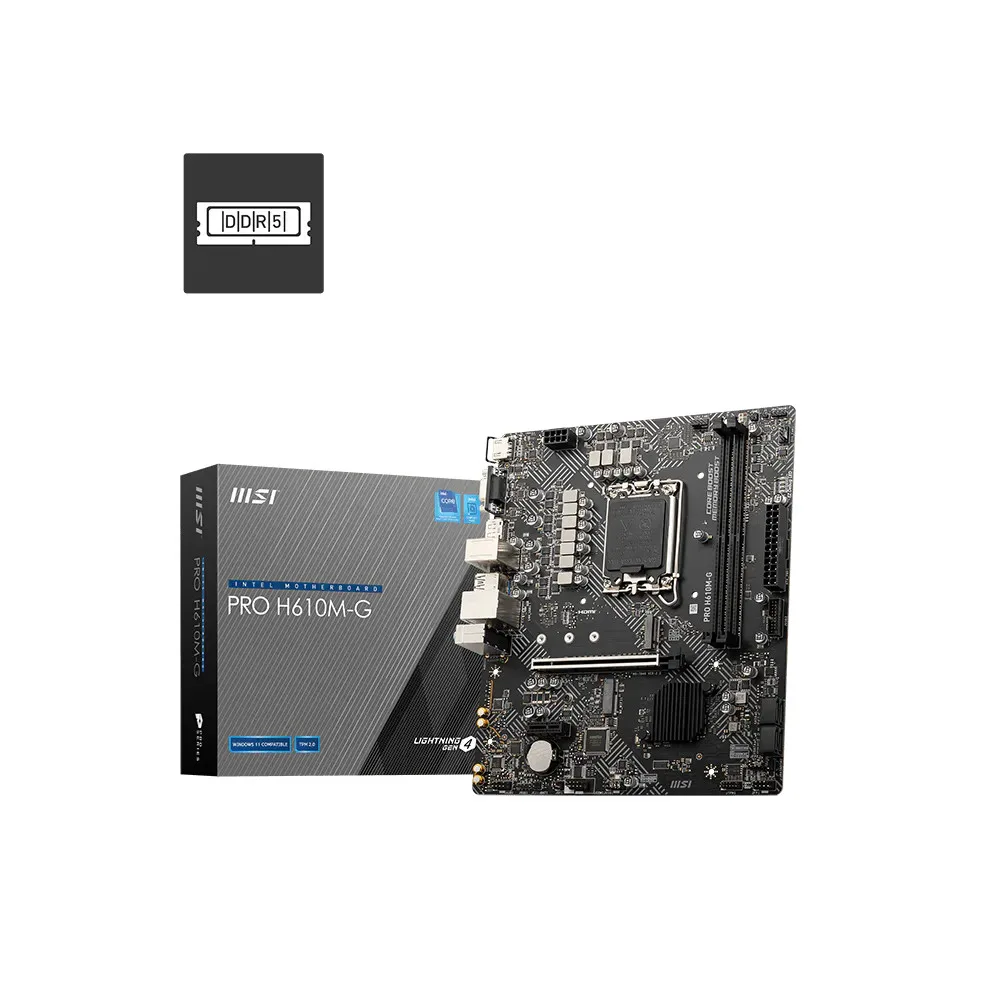MB MSI S1700 PRO H610M-G DDR5 BOX M-ATX