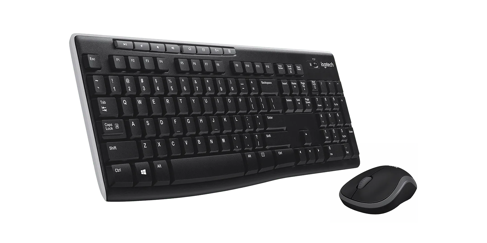 TEC+MOUSE LOGITECH MK270 WIRELESS BLACK LATINO