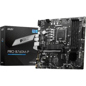 Motherboard MSI PRO B760M-P DDR5 1700 (12va/13va/14va Gen) (6578) - https://clickgaming.com.ar