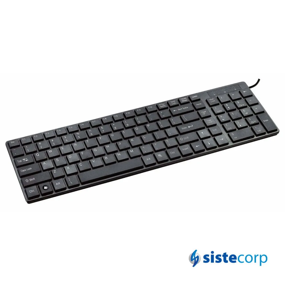 TECLADO CX SLIM WK-718 TECLA CHOCOLATE USB