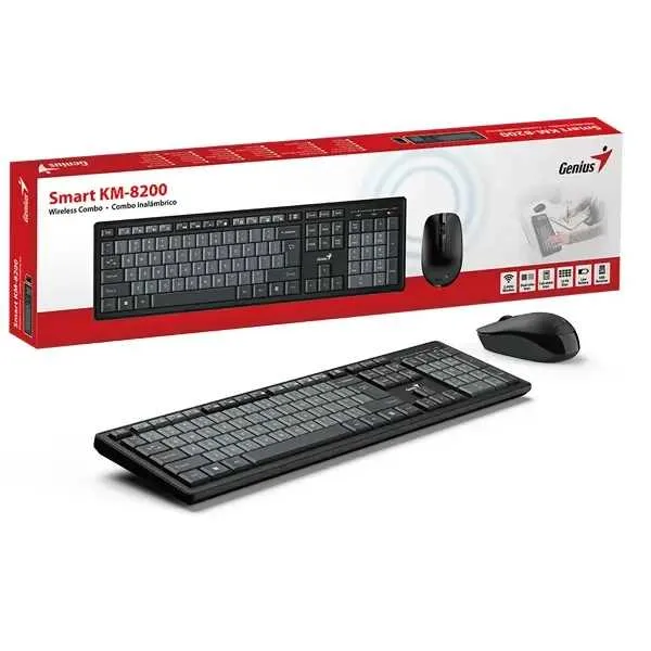 TEC+MOUSE WIRELESS GENIUS KM-8200 DUAL COLOR