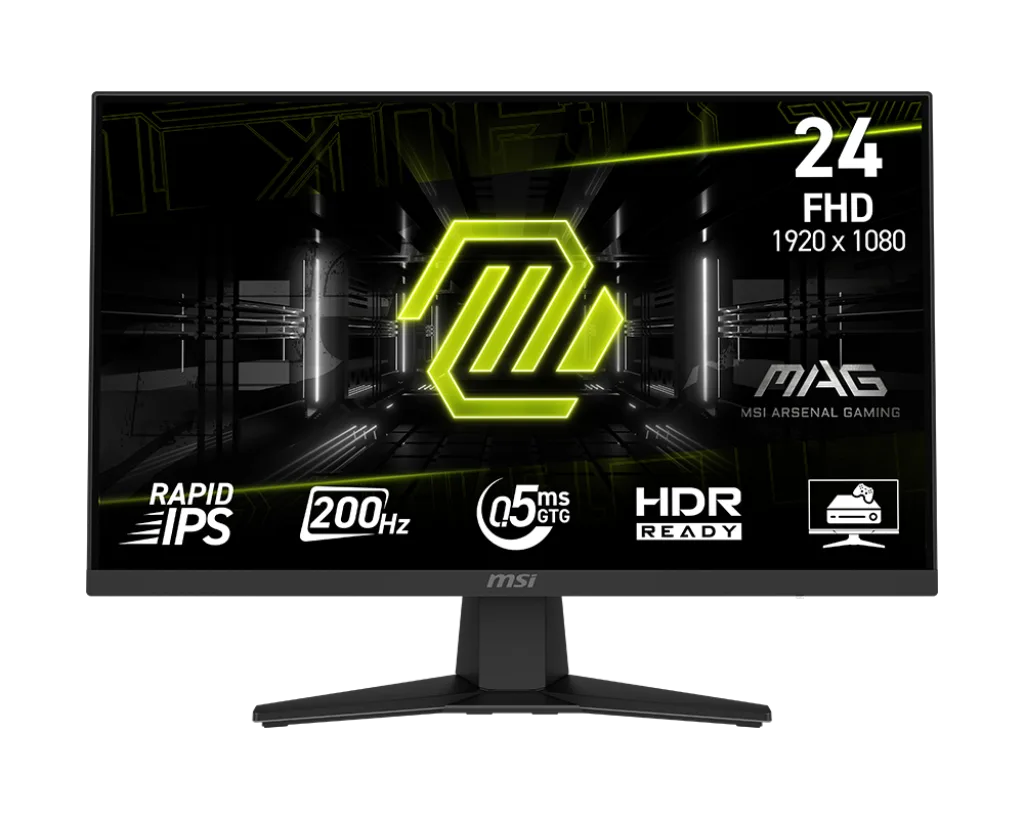 MONITOR 24 MSI MAG 244F IPS FHD 200HZ HDMI DP