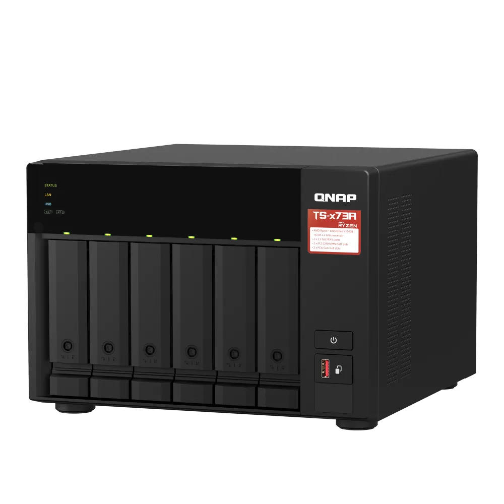 NAS QNAP 6 BAHIAS TS-673A-8G