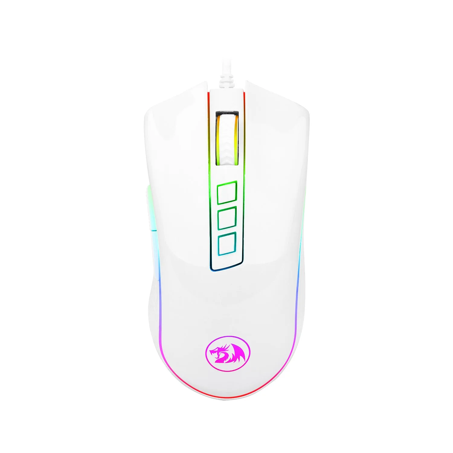 MOUSE REDRAGON COBRA M711 BLANCO