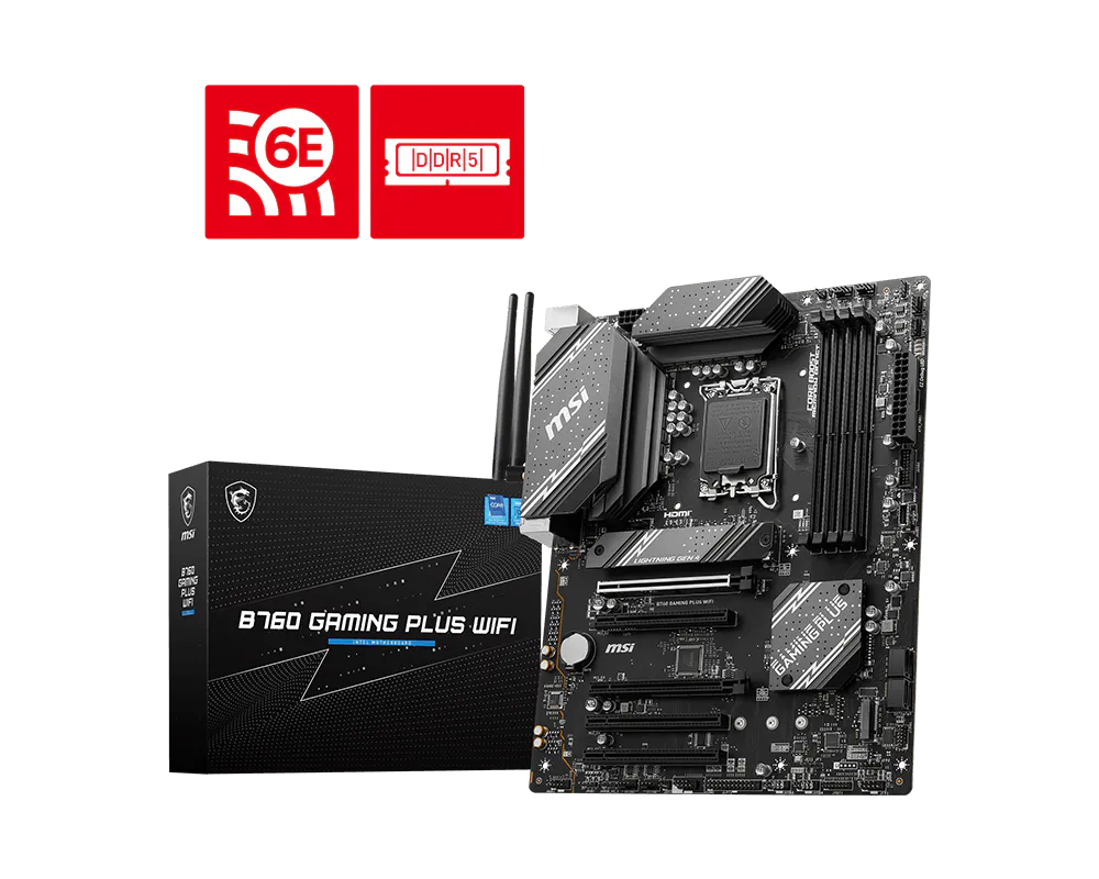 MOTHERBOARD MSI B760 GAMING PLUS WIFI DDR5
