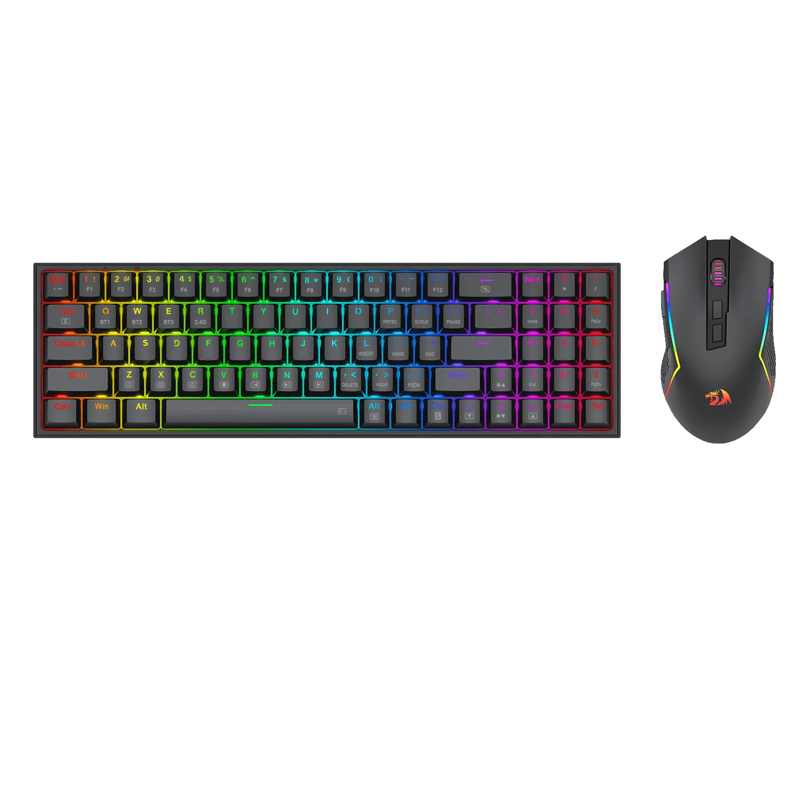 COMBO TECLADO Y MOUSE INALÁMBRICO REDRAGO S136