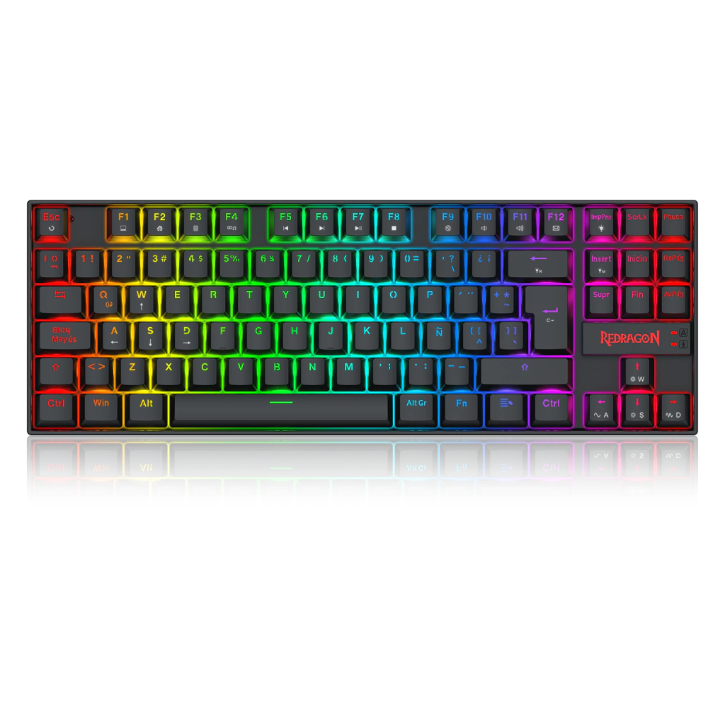 TECLADO REDRAGON KUMARA K552 RBN MAGNÉTICO NEGRO