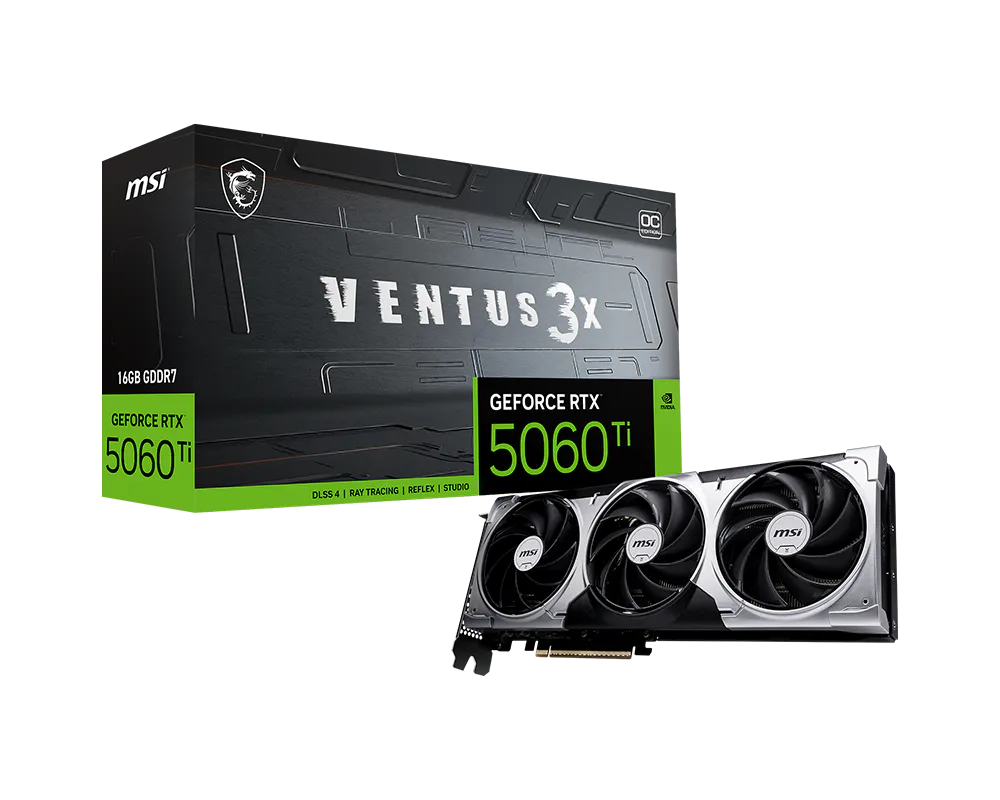 VGA 16GB RTX 5060 TI MSI VENTUS 3X OC