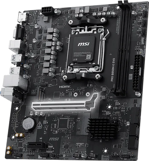 MOTHERBOARD MSI PRO B850M-E EVO AM5 DDR5