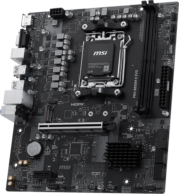 MOTHER MSI PRO B850M-E EVO DDR5 AM5 (SERIE 7000/8000/9000) (9634)